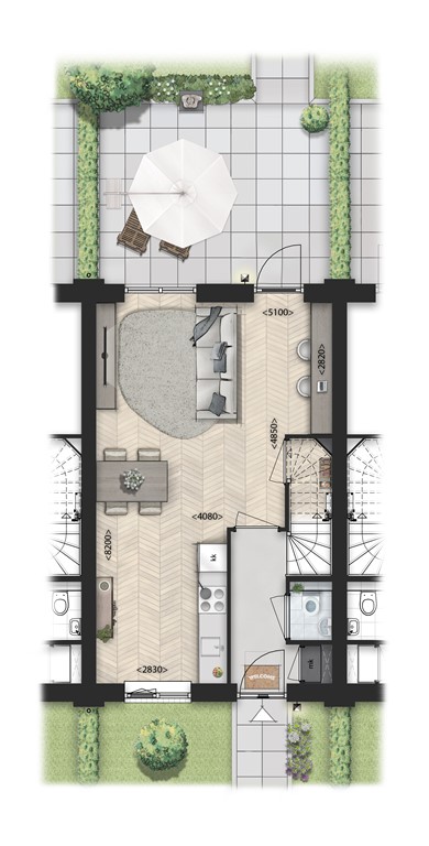 mediumsize floorplan